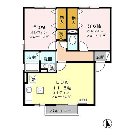 ネオ・ハーベストの物件間取画像